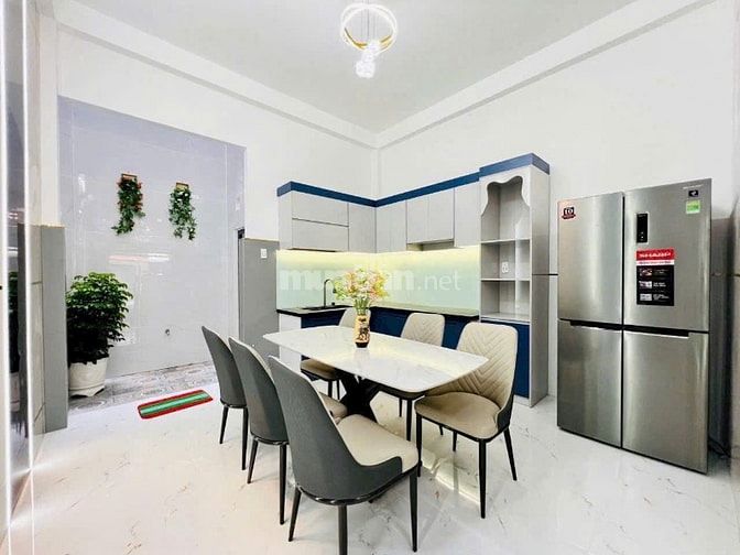Bán nha đường nguyễn ảnh thủ q12 3 tầng 4x15 sân để oto giá 5.4 tỷ