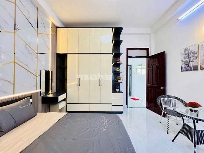Bán nha đường nguyễn ảnh thủ q12 3 tầng 4x15 sân để oto giá 5.4 tỷ