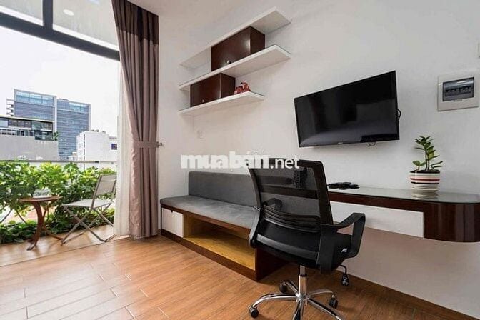 CHO THUÊ CĂN HỘ CAO CẤP FULL NỘI THẤT, BAN CÔNG TO , VIEW ĐẸP, QUẬN 3