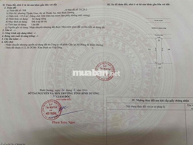 Bán đất D1 visip 1 tặng nhà cấp bốn