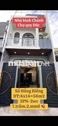 NHÀ GẦN CHỢ HƯNG LONG-QUY ĐỨC BÌNH CHÁNH