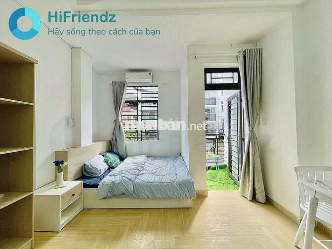 Cho Thuê Căn Hộ Ban Công Lớn Full Nội Thất ở Chu Văn An ở Bình Thạnh