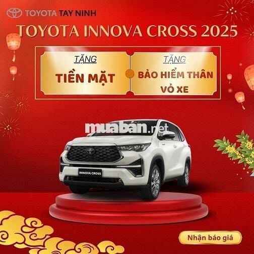 Toyota Cross 2025 Tặng 50% Thuế trước bạ 🎁🎁