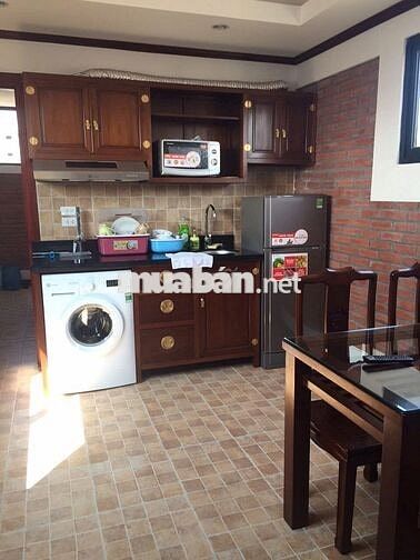 Cho thuê 2n1k 65m2 Lý Nam Đế, có ban công, thang máy, full đồ giá 12tr