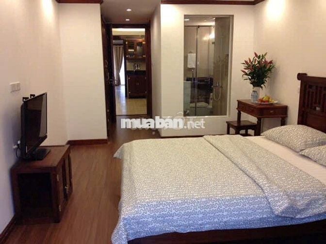 Cho thuê 2n1k 65m2 Lý Nam Đế, có ban công, thang máy, full đồ giá 12tr