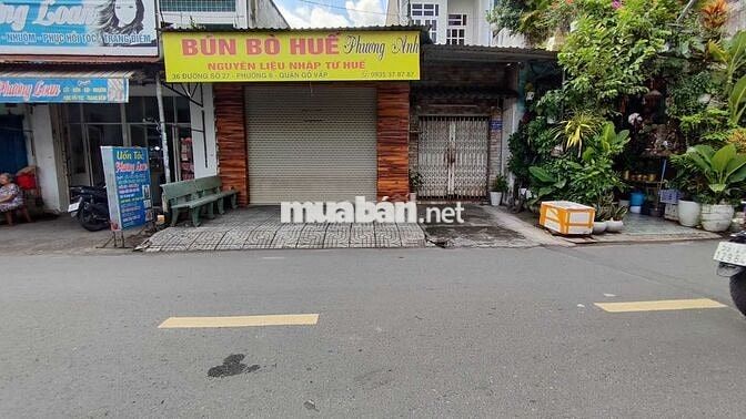Mặt tiền Kinh doanh,  Chợ An Nhơn,  p6,  Gv.  100m2 chỉ 10.6Tỷ