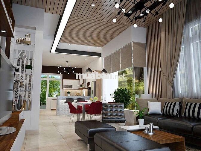 Biệt thự mini 10m x 18m. 2 tầng View công viên Khu Biệt Thự Phú Nhuận