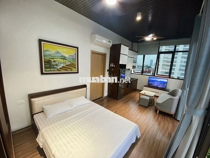 TRỐNG SẴN CĂN HỘ STUDIO, 1N1K FULL ĐỒ SIÊU ĐẸP NGAY GA METRO CHÙA HÀ