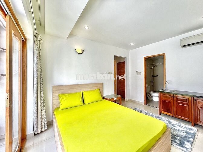 CĂN HỘ BAN CÔNG THOÁNG MÁT, NỘI THẤT ĐẦY ĐỦ KHU VIP LÊ VĂN SỸ QUẬN 3