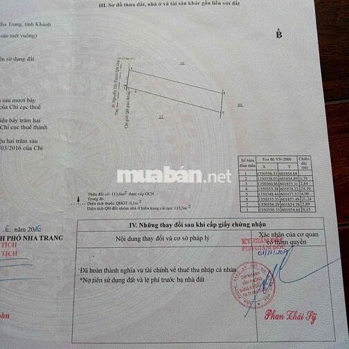 Bán Nhà Mặt Tiền Đại Lộ Nguyễn Tất Thành Phước Long Nha Trang