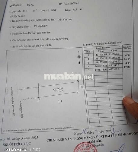 NHÀ PHỐ ĐẸP – BUÔN MA THUỘT – 4,85TY