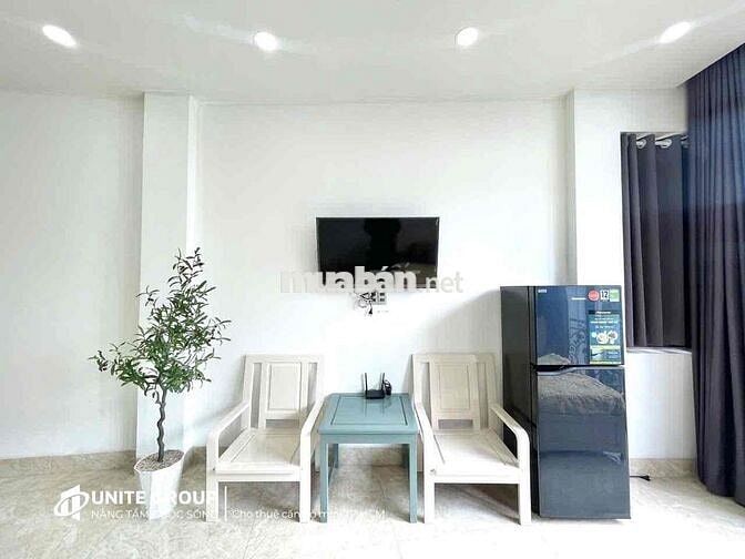 CĂN STUDIO BAN CÔNG, FULL NỘI THẤT, THANG MÁY, GẦN PHAN ĐĂNG LƯU
