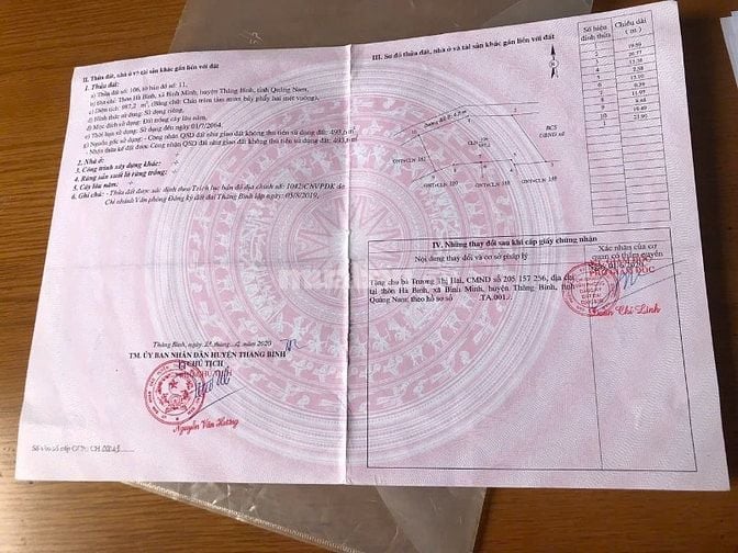 Chính Chủ Cần Bán Đất Mặt Biển Bình Minh sát Vinpearl Nam Hội An