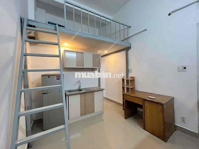Cho Thuê Căn Hộ Gác Full Nội Thất Rộng 27m2 Ngay Đại Học Kinh Tế UEH