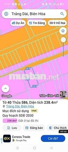 Bán Lô Biệt Thự 230m2 Gần Chợ Trảng Dài chỉ 3.050