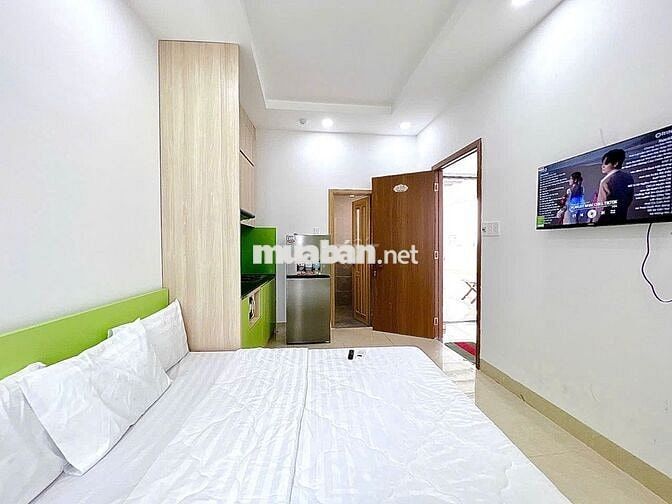 PHÒNG FULL NỘI THẤT CỬA SỔ BAN CÔNG LỚN Ở BÌNH THẠNH GẦN CHỢ BÀ CHIỂU