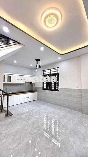 BÁN NHÀ TRỆT LẦU GÓC 2MT DT 5 * 8, ÔTÔ TỚI CỬA -  LÊ VĂN KHƯƠNG, Q12