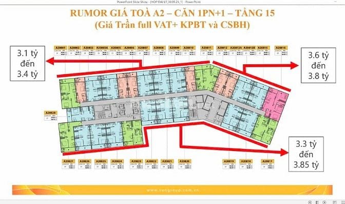 Hé lộ hình ảnh đầu tiên của 2 Toà tháp “trái tim” của Sun Neo City