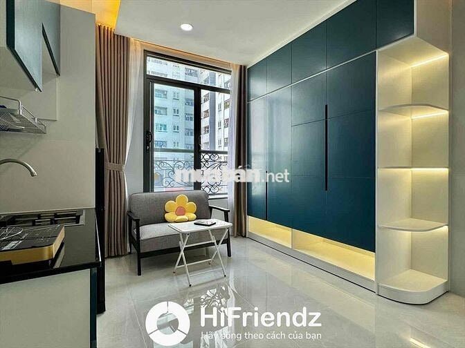Căn hộ mini Mới xây Full nội thất 1 phòng ngủ lớn đại lộ Võ Văn Kiệt