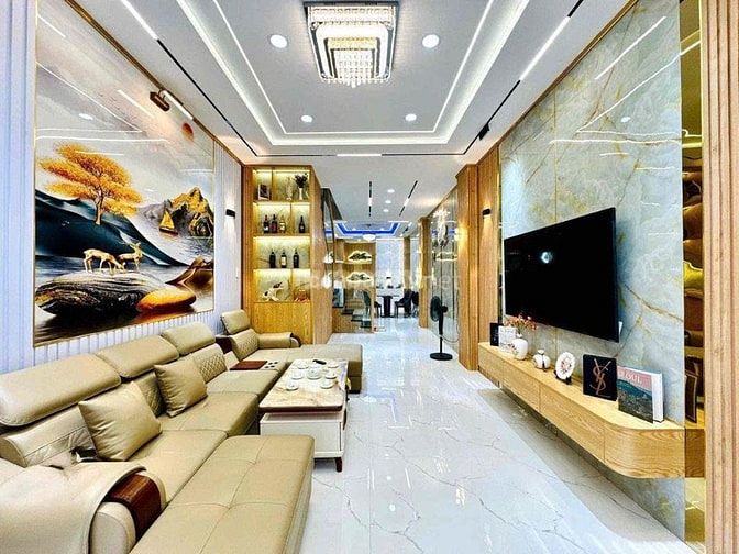 Nhà HXH Hoàng Văn Thụ, Phú Nhuận. DT 4x15m, 4 tầng