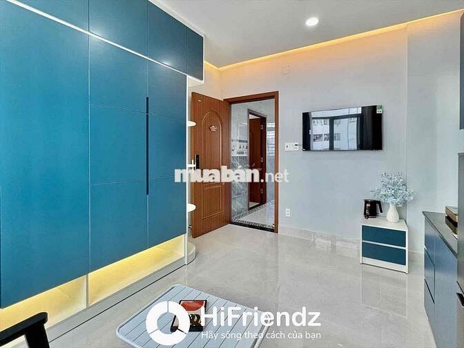 Căn hộ mini Mới xây Full nội thất 1 phòng ngủ lớn đại lộ Võ Văn Kiệt