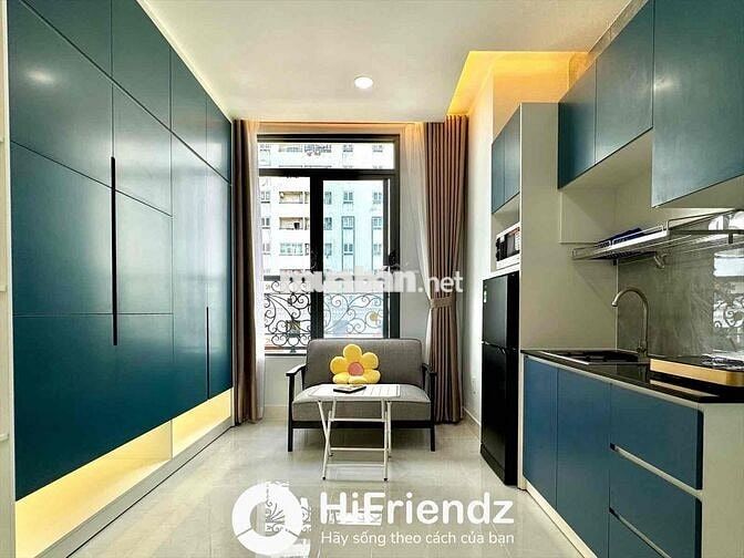 Căn hộ mini Mới xây Full nội thất 1 phòng ngủ lớn đại lộ Võ Văn Kiệt