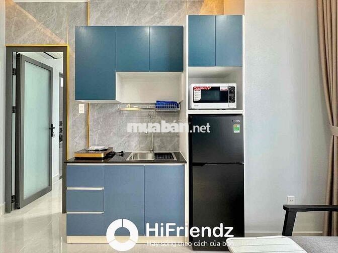 Căn hộ mini Mới xây Full nội thất 1 phòng ngủ lớn đại lộ Võ Văn Kiệt