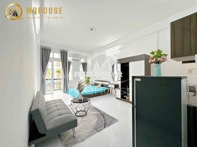 CHO THUÊ CĂN HỘ FULL NỘI THẤT CỬA SỔ BAN CÔNG TRẦN VĂN ĐANG QUẬN 3