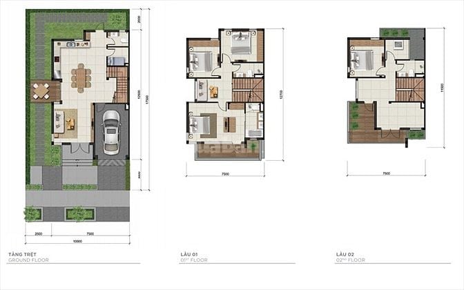 Bán biệt thự song lập Lucasta Quận 9, 175m2 đất, 3 tầng, 3PN, giá tốt