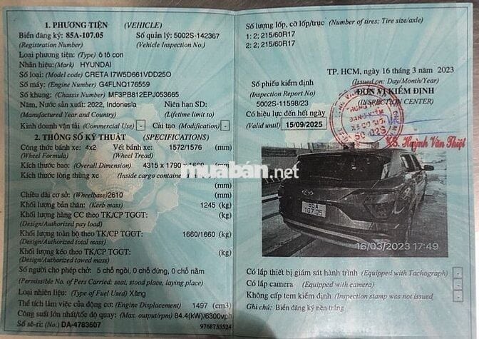 Hyundai Creta 2022 1.5 Đặc biệt - 54000 km