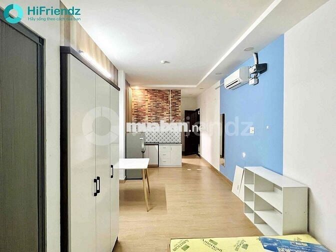Căn hộ mini Full nội thất Thang máy gần cầu Nguyễn Văn Cừ mặt tiền