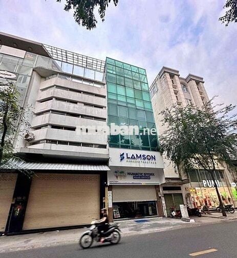 Cho thuê tòa nhà 6T, MT Nguyễn Thái Bình, Q.TB ngang 6m chỉ 65tr
