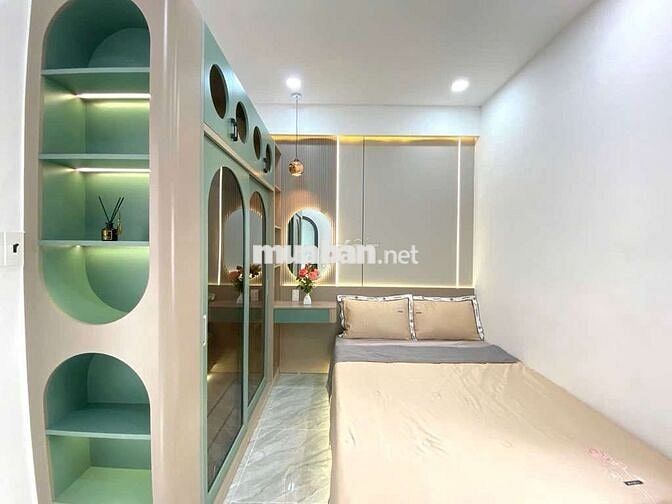 Nhà Mới 2 Tầng Nội Thất Đẹp, Gần ST Emart 2