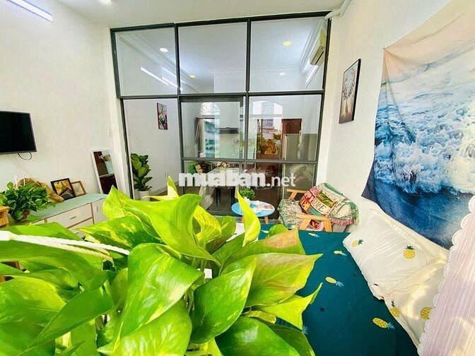 CHO THUÊ CĂN HỘ FULL NỘI THẤT 1PN CÓ BAN CÔNG RỘNG RÃI-BÌNH THẠNH