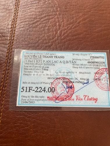 Bán Xe Toyota fortuner TRD năm 2015 một đời chủ mua mới ODO 150.000 km