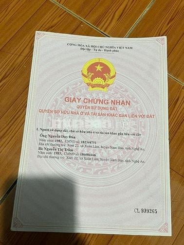 Bán đất đường Xuân Thới Thượng 58 C,X.Xuân Thới Thượng.H Hóc Môn,TPHCM