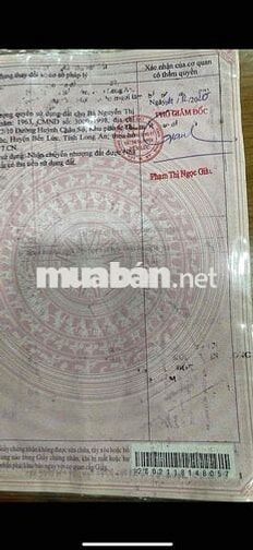 Bán 135m2 đất mặt tiền, Khu Trung Tâm TT Bến Lức - Long An.
