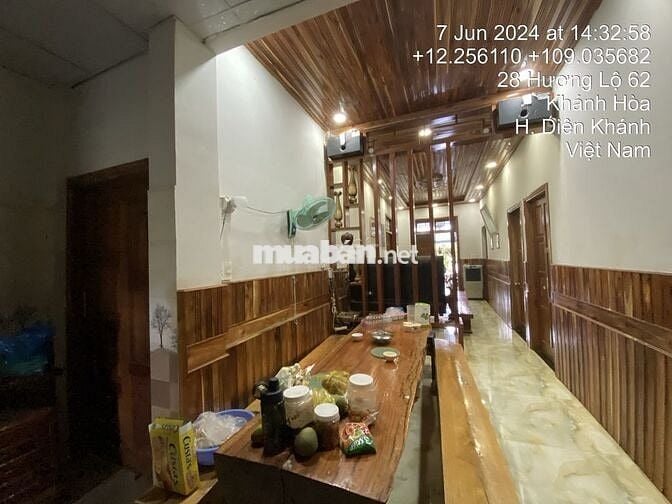 Bán nhà đất 331m2 MT Hương Lộ 62,ngay Cụm CN Diên Thọ VNC, Diên Khánh