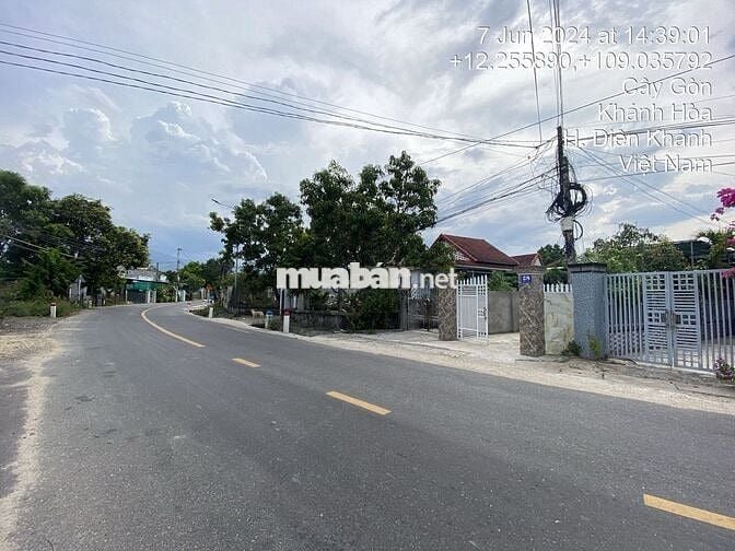 Bán nhà đất 331m2 MT Hương Lộ 62,ngay Cụm CN Diên Thọ VNC, Diên Khánh