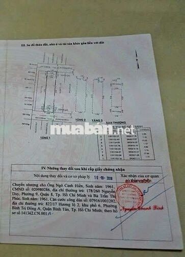 NHÀ 4 TẦNG ĐẸP — ĐƯỜNG MÃ LÒ  PHƯỜNG BÌNH TRỊ ĐÔNG A  (4m x 20m)