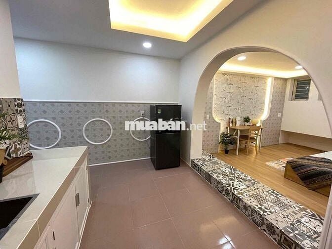 Căn hộ 1PN mới full nội thất tách bếp ở Chu Văn An Bình Thạnh