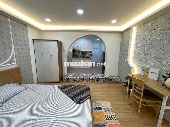 Căn hộ 1PN mới full nội thất tách bếp ở Chu Văn An Bình Thạnh