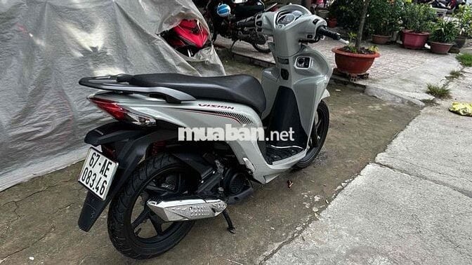 Honda Vision 2024 xám xi măng ( hỗ trợ góp )