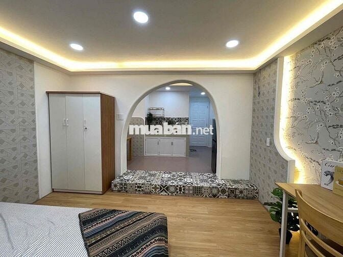 Căn hộ 1PN mới full nội thất tách bếp ở Chu Văn An Bình Thạnh