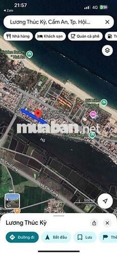 Chính Chủ Bán Lô Biển BT 201m2  LƯƠNG THÚC KỲ _ CẨM AN _ HỘI AN