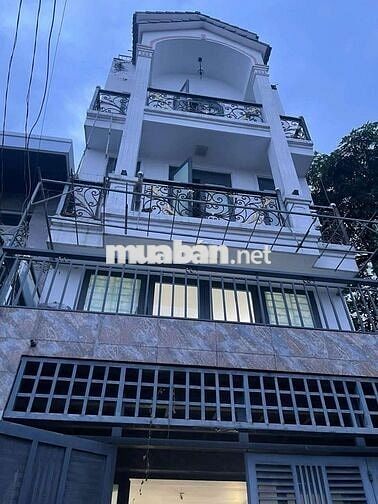 Cho thuê nhà nguyên căn 1 trệt 2 lầu, có 4pn, hẻm xe hơi. Nhà mới tinh