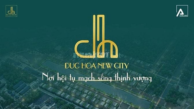 SỔ HỒNG RIÊNG TỪNG NỀN, ĐẤT NỀN THỔ CƯ (ĐỨC HÒA NEW CITY, AN NÔNG 7)