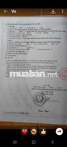 Nhà mặt tiền 366m2, đường Trần Văn Giàu, Tân Vĩnh Lộc mới, TPHCM