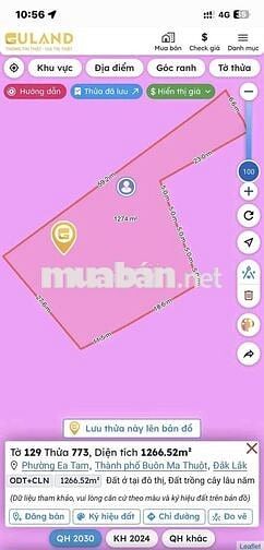 BÁN HƠN 1 SÀO ĐẤT CÓ THỔ CƯ NGAY BẾN XE PHÍA NAM - GIÁ: 2,5 TỶ