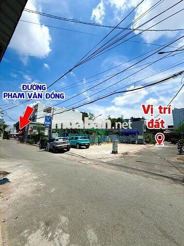 LÔ ĐẸP NGAY SÁT PHẠM VĂN ĐỒNG - 78,4M2 - 6,2TỶ- Hẻm xe hơi quay đầu